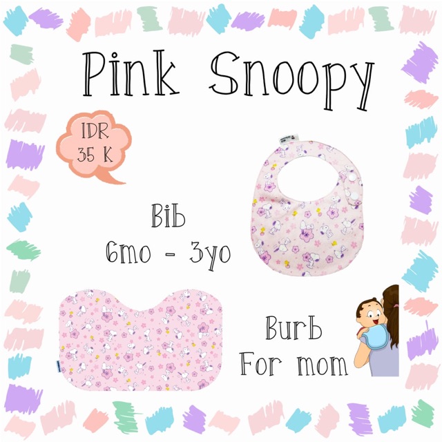 Bib bayi snoopy