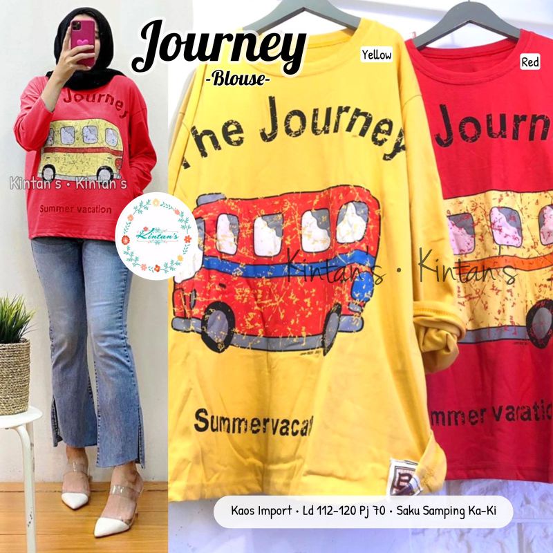 JOURNEY BLOUSE BY KINTAN'S (BLOUSE MUSLIMAH) Blouse katun halus rekomended