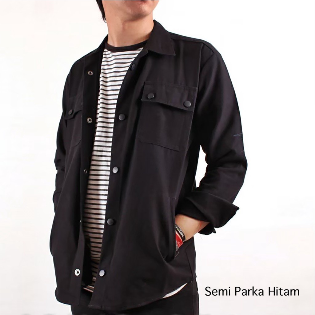 JACKET SEMI PARKA / JAKET PARKA PRIA / TRUCKER JACKET