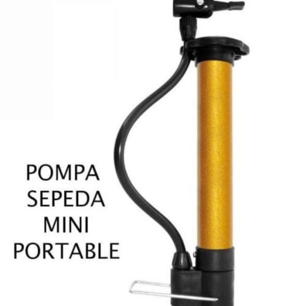 Pompa Tangan Ban Sepeda Angin Manual Pompa Mini Portable