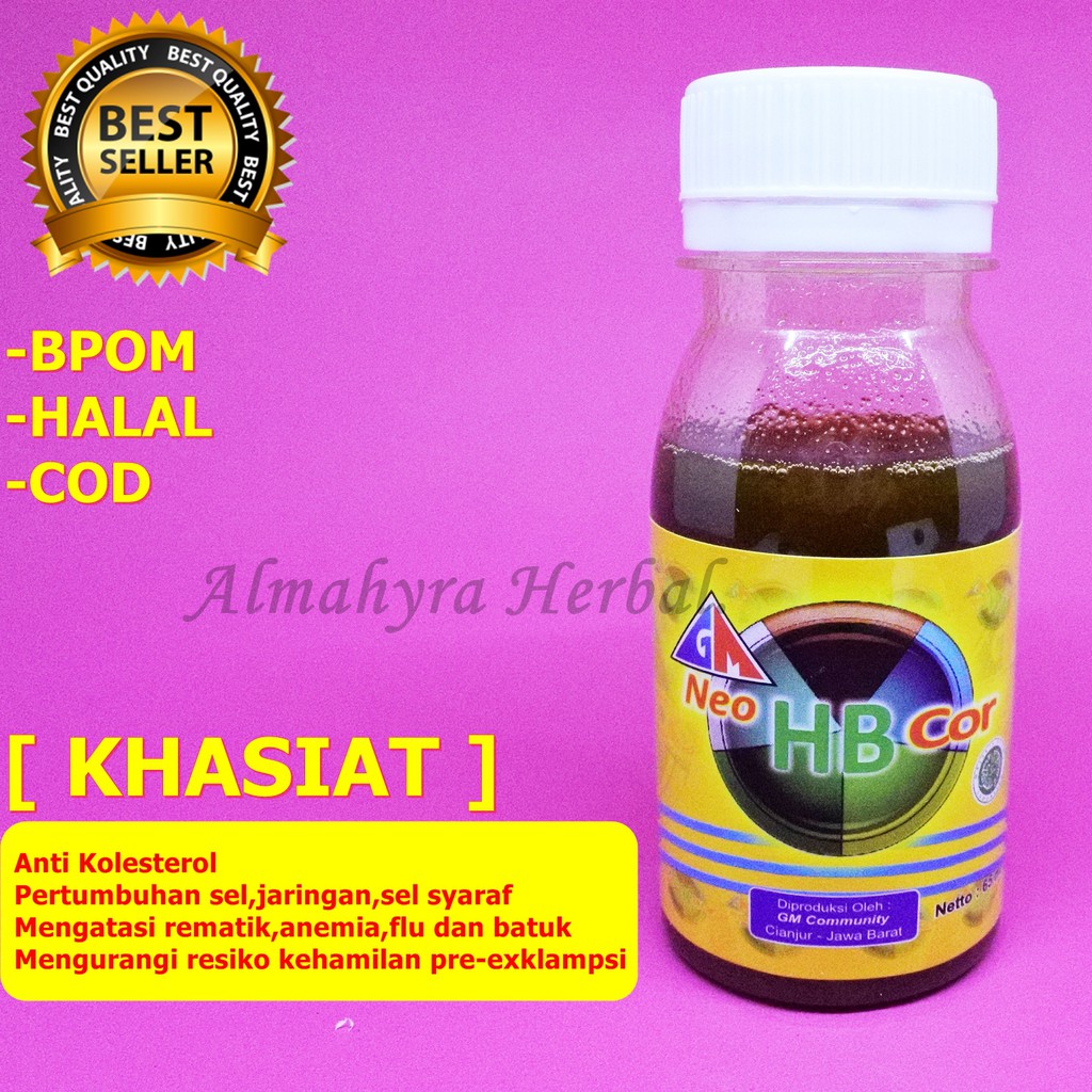 HB Cor GM /Herbal darah tinggi,jantung koroner dan kolesterol
