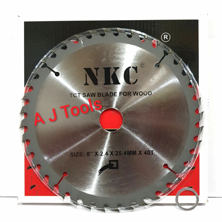 MATA GERGAJI KAYU NKC / CIRCULAR SAW 8" inch x 40T merk NKC