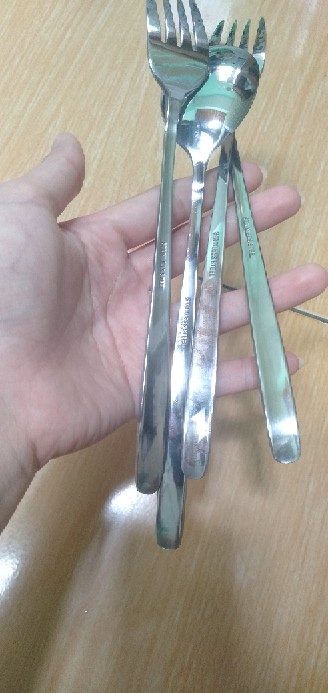 Alat Makan Sendok Garpu Korea Stainless