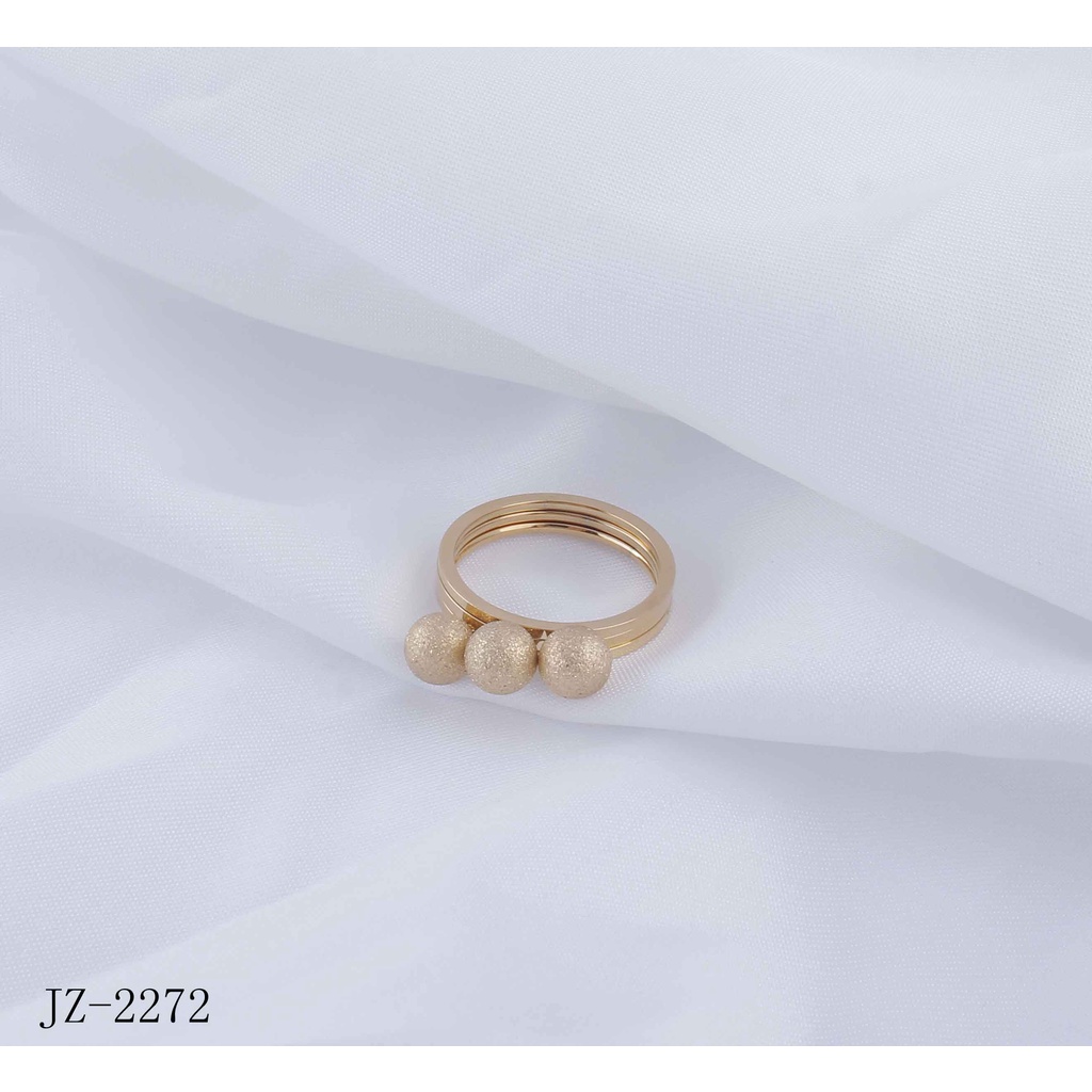 Cincin Titanium Biji bola Perhiasan 2272