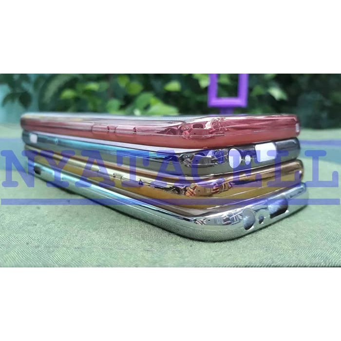 PROMO MURAH Case List Chrome Samsung Galaxy A3 2017 A320 TPU Softcase Silikon Soft   Hitam