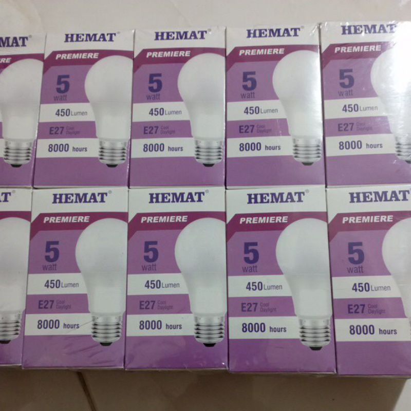lampu led hemat 5watt premiere