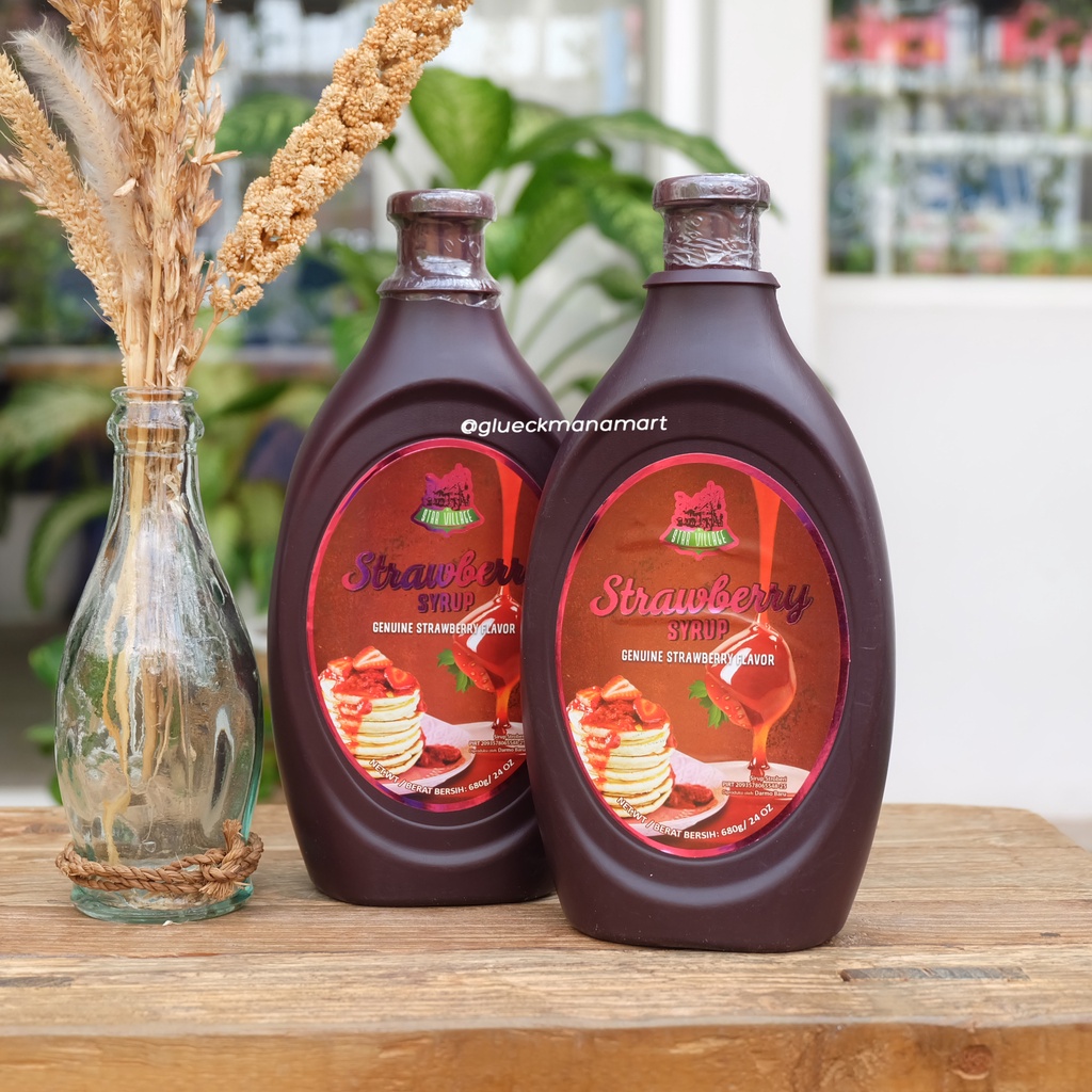 

Star Village Strawberry Syrup 680gr - Syrup Strawberry