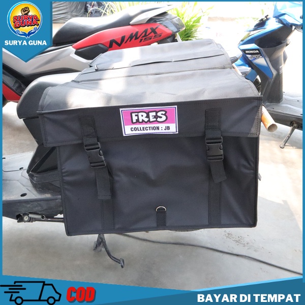 Tas Motor Obrok Kurir Jual tas Kurir samping bahan tebal Anti air