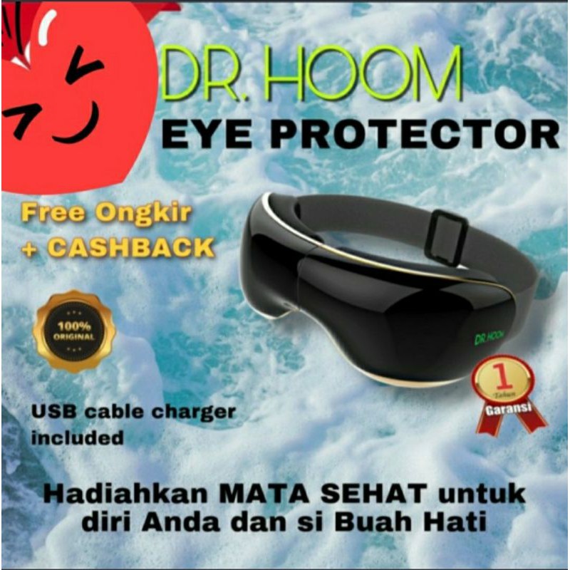 Terapi Mata Dr Hoom Eye Protector Pemijat Relaksasi Mata