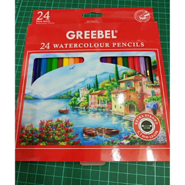Pensil Warna GREEBEL 24 Water Colour