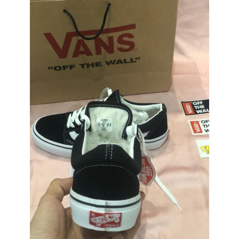 READY TERUSS !!! SEPATU V4NSS OLDSKOOL PREMIUM BLACK WHITE PRIA WANITA