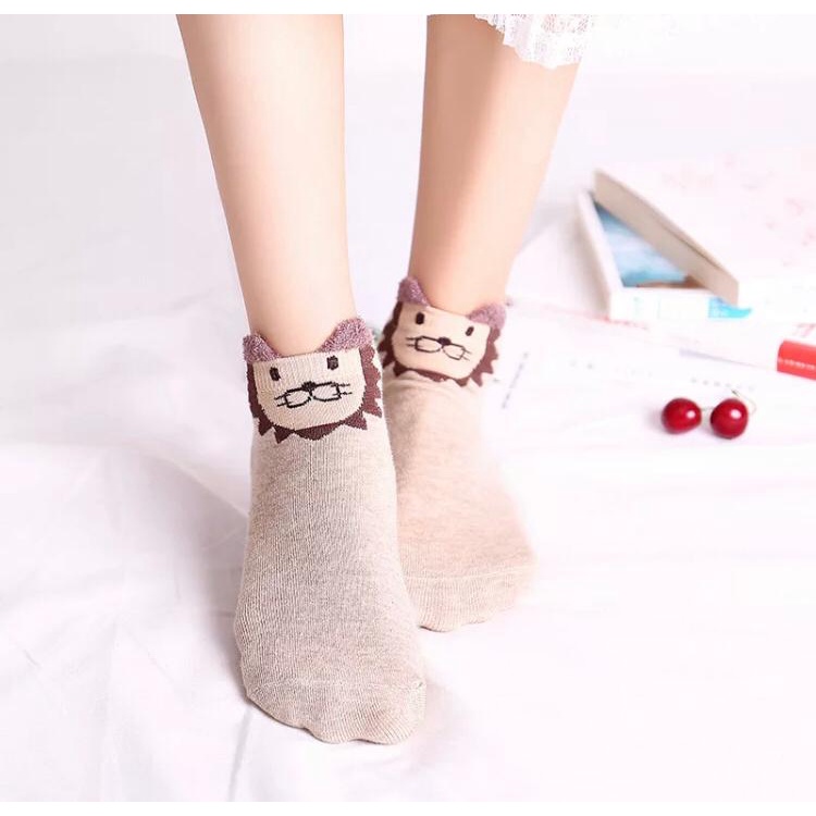 Kaos Kaki Socks Wanita Karakter Motif Cute Lucu Unik Import SHC18