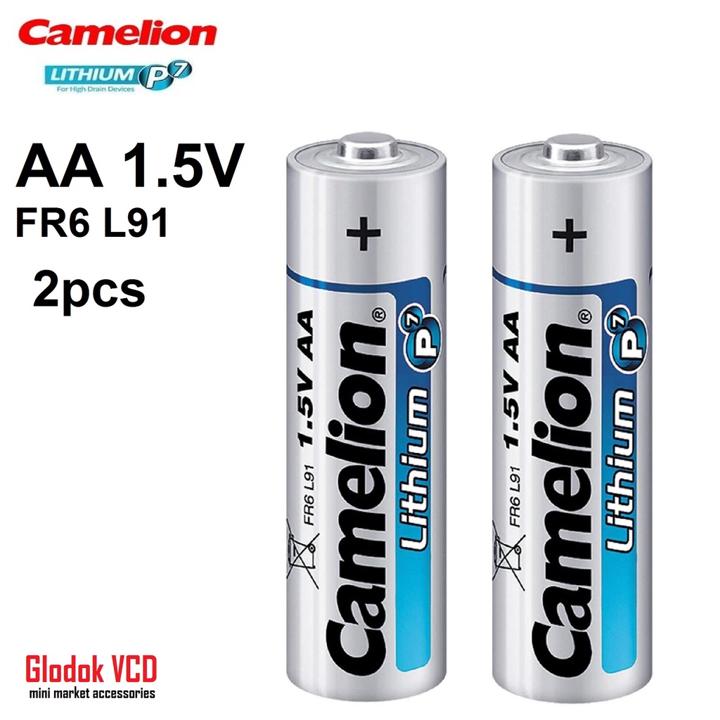 Camelion Baterai Lithium Battery AA 2pcs