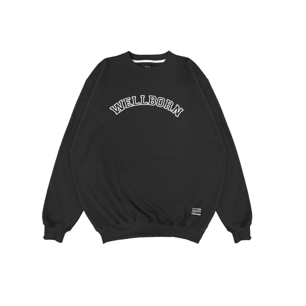 [KODE 9946] Wellborn Campus CN Black Sweater