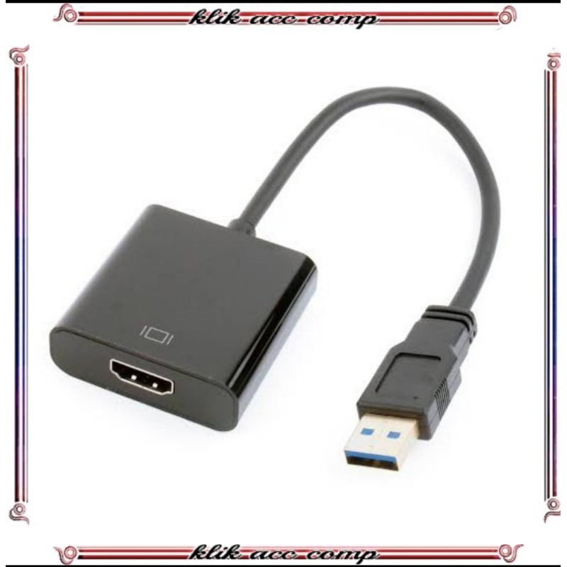 Converter USB 3.0 to HDMI 1080 FULL HD / kabel usb to hdmi netline