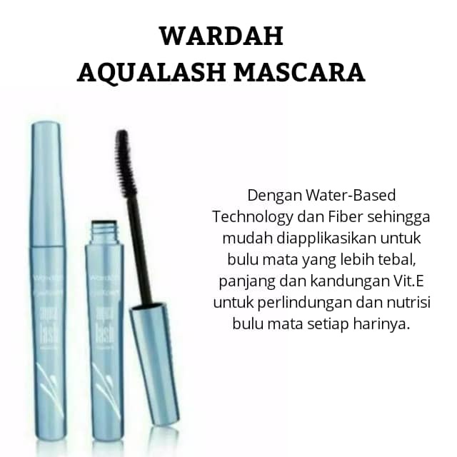 ORIGINAL Wardah EyeXpert Aqua Lash Mascara Hitam Maskara