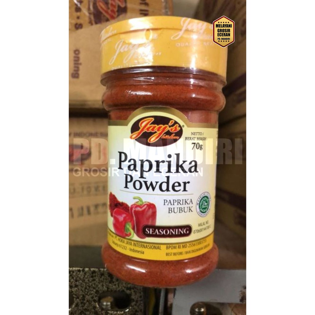 

JAYS PAPRIKA POWDER 70 GR PAPRIKA BUBUK