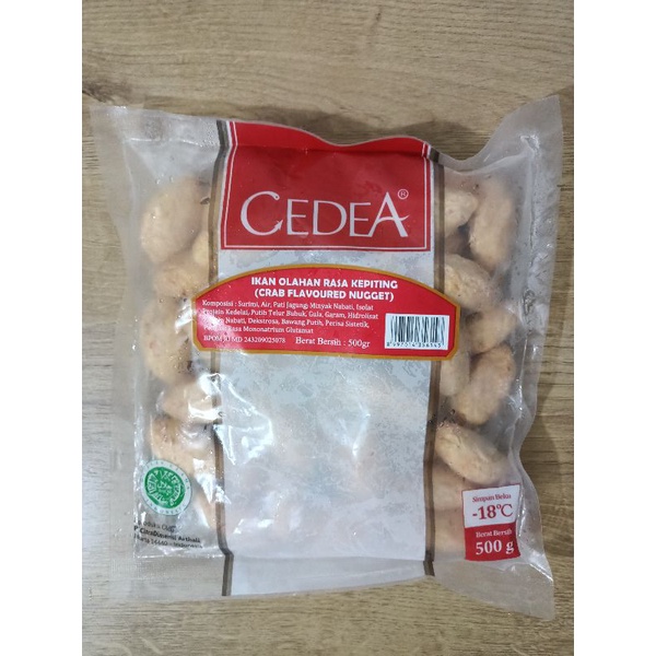 

CEDEA Ikan Olahan Rasa Kepiting/ Crab Nugget 500gram