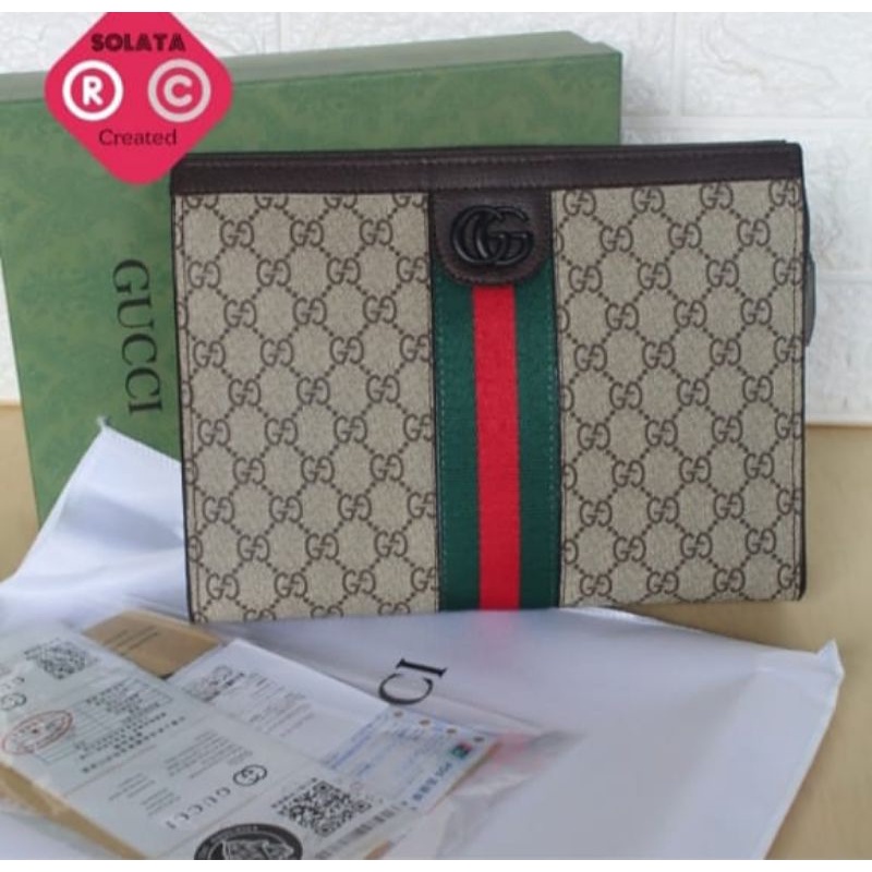 HANDBAG GUCCI BAST SELLER - CLUTCH GUCCI PRIA WANITA - HANDBAG IMPORT