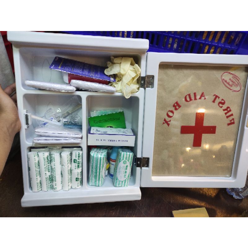 Kotak Obat P3K Plus Isi A - B - C Isi Lengkap Dengan Box Murah