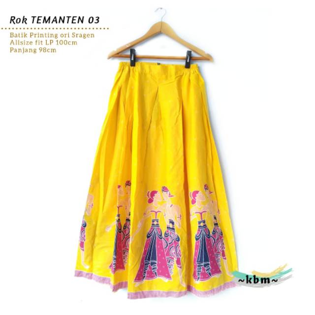 Rok yukino dan rok temanten katun solo rok batik solo