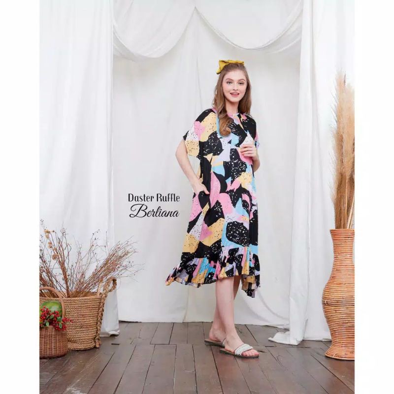 PROMO DASTER RAYON ADEM MOTIF CANTIK VIRAL DEWASA GROSIR BAJU TIDUR SANTAI RUMAHAN TASIK MURAH LARIS