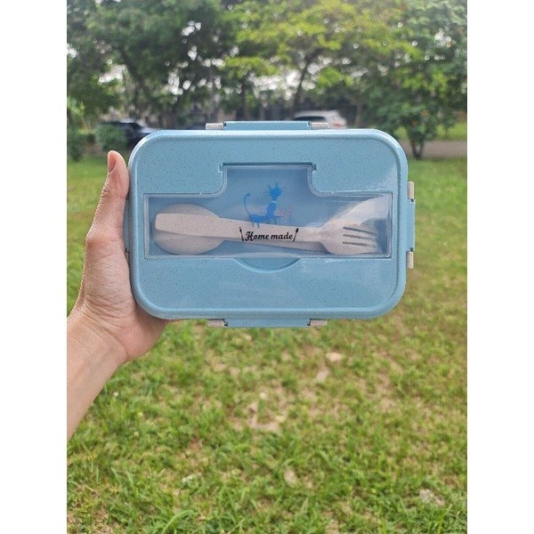 Lunch Box Kotak Makan Wheat Straw Tipe 9021