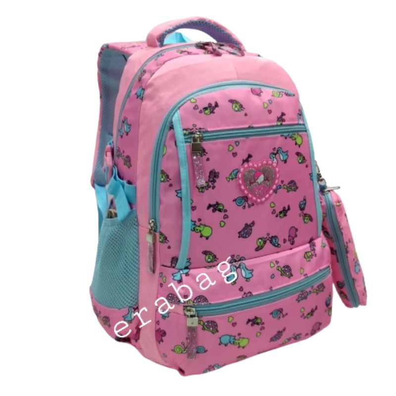 Tas ransel sekolah anak perempuan Alto Silver girl original import 71620S1