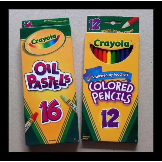 

DISKON CRAYOLA - OIL PASTELS + COLORED PENCILS PERALATAN MELUKIS MURAH