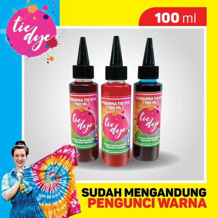 

Pewarna Tie Dye / Tinta Tie Dye / Pewarna Kaos Tekstil / Tie Dye Cair - Kuning