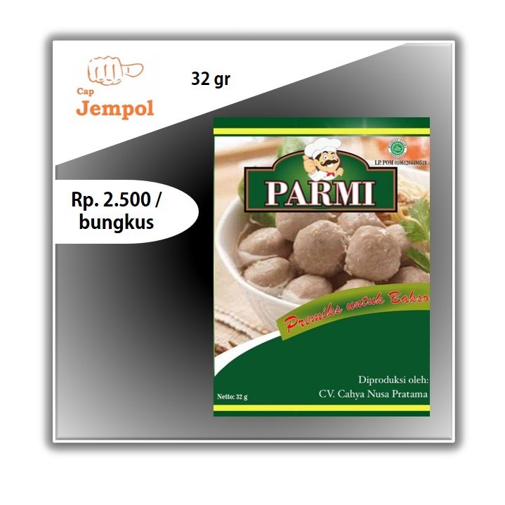 

PARMI TEPUNG BAKSO BUMBU LENGKAP HALAL 32gr