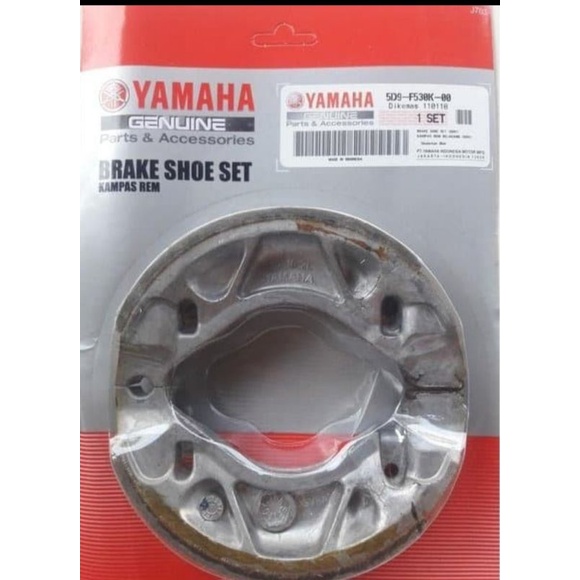 KAMPAS REM BELAKANG VEGA ZR JUPITER Z NEW JUPITER Z1 ASLI ORI YAMAHA 5D9 F530K 00