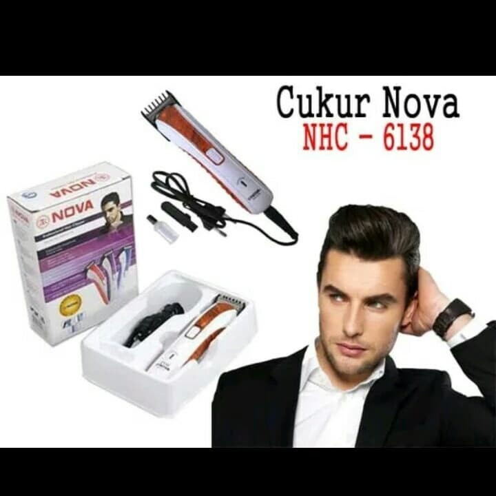 COD Alat Cukur Nova NHC-6138 // Cukuran Rambut Jenggot Nova//ALAT CUKUR TERMURAH