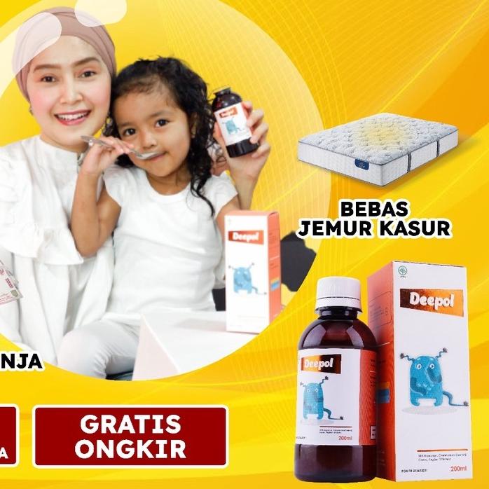 ➼ Deepol - Depol 100% Original Anti Ngompol Ompol & Perlancar Saluran Anti Kembung & Sembelit Anak &