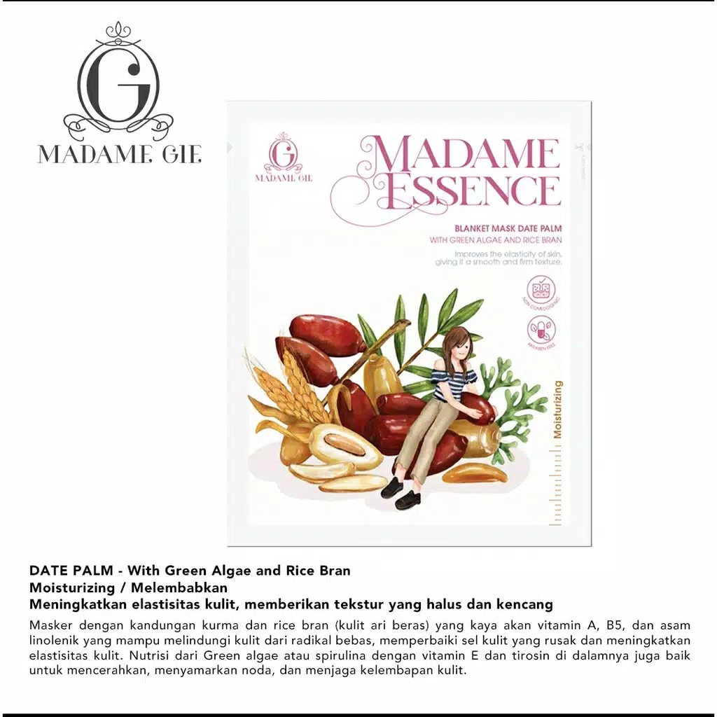 Madame Gie Madame Essence Blanket Mask - Skincare Masker