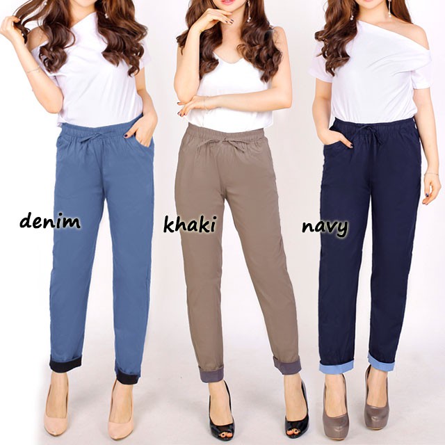 ARENA - STICK PANTS CELANA WANITA (STANDARD &amp; JUMBO)