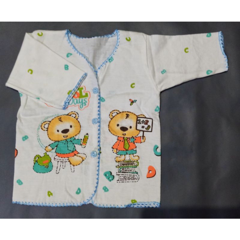 Baju Bayi Lengan Panjang TITIKU Katun Halus Size Newborn Atasan Bayi Baru Lahir Lengan Panjang SNI TITIKU 100% Katun