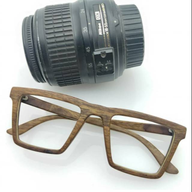 Terlaris Frame kacamata pria kayu natuna