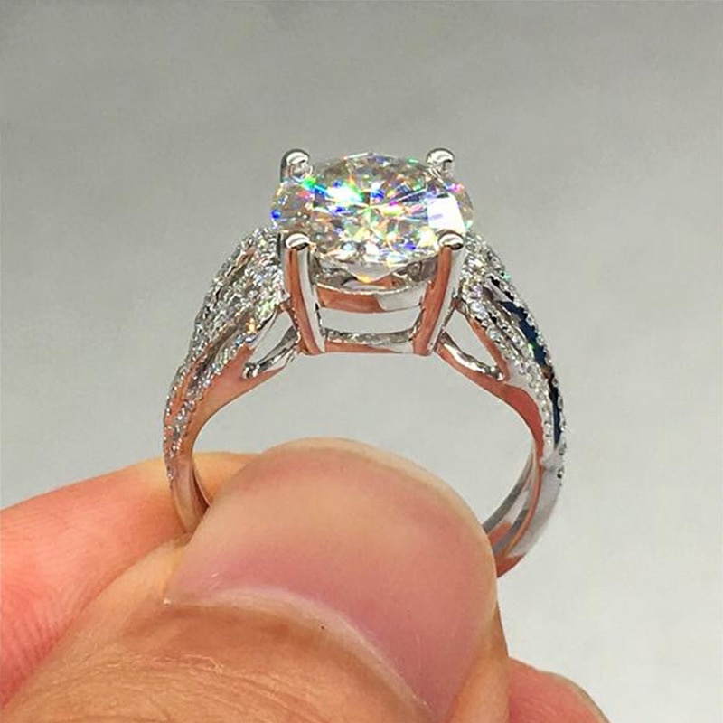 Cincin Batu Cubic Zirconia Untuk Wanita