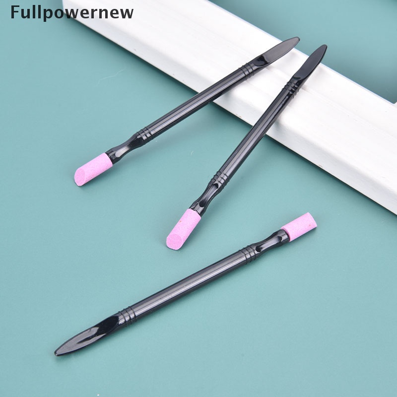 [FULL] 1PC Nail Art Quartz Pusher Cut Tool Manicure Stone Polish Stick Grinding Rod