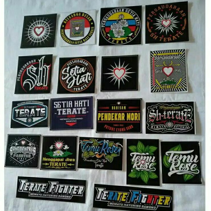 

STIKER PSHT VINYL ANTI AIR MURAH (1 PCS STIKER)