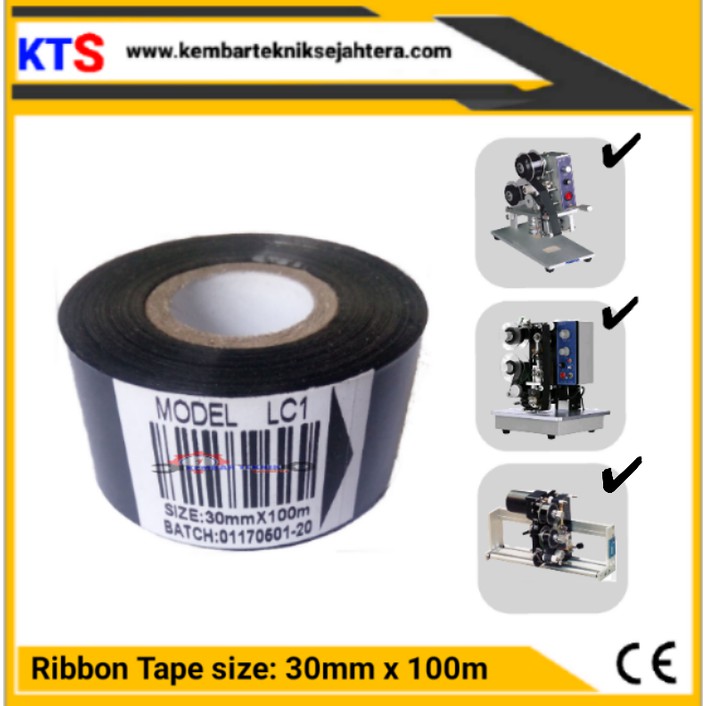 

Pita Label Printer Casio - Tinta Pilot - Label Cetak Harga Pita Tinta/Ribbon Tape Size : 30Mm X 100M
