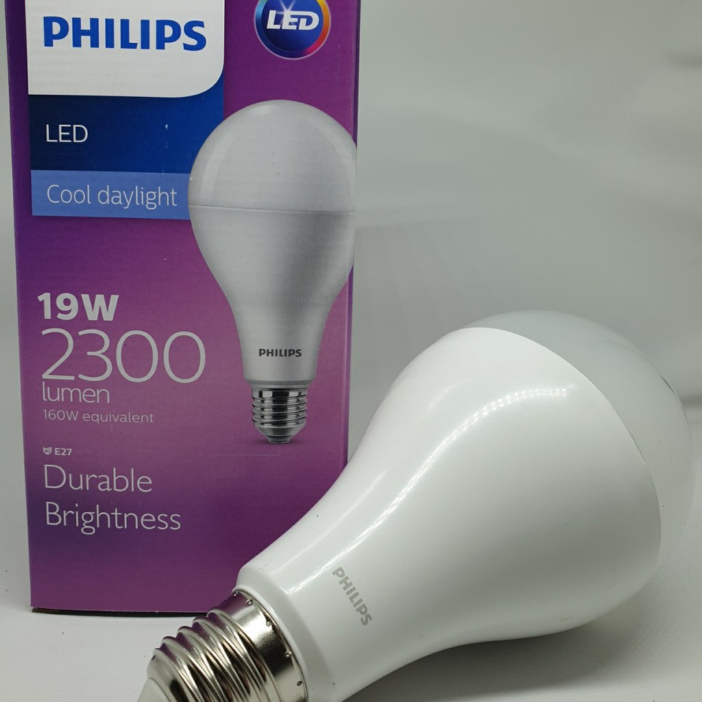 PHILIPS Lampu LED 19W Bohlam 19 w watt PUTIH Bulb 19watt philip white