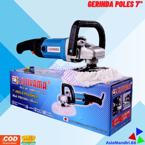 Mesin Gerinda Poles 7inch / Mesin Poles Mobil Car Polisher 7 Inch Variable Speed
