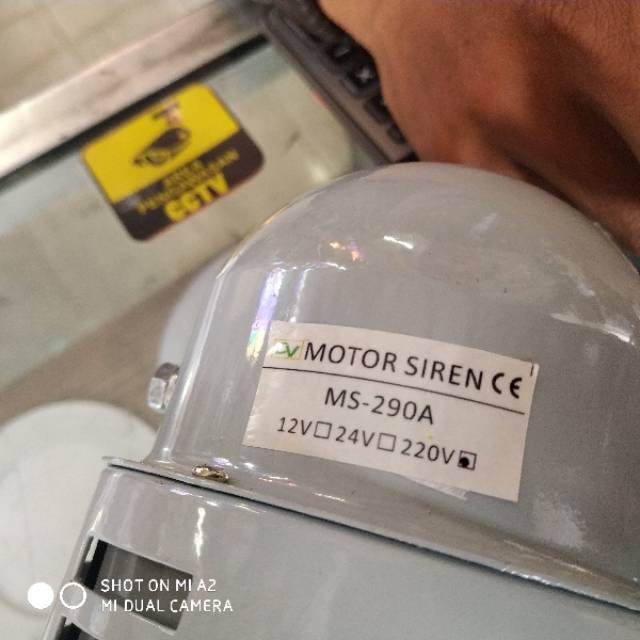 SIRINE MOTOR SIREN BESAR 290M ALARM 220 VOLT