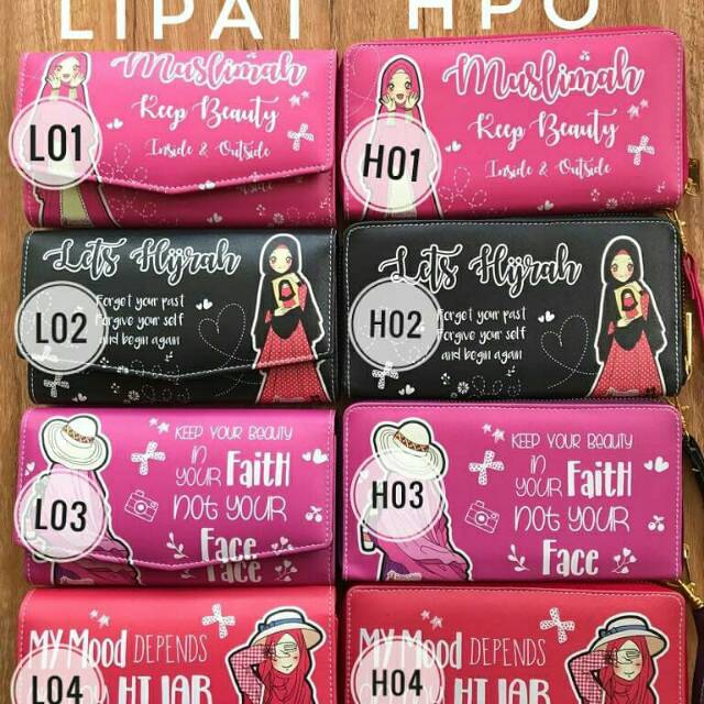 Dompet Lipat & HPO Unyu Muslimah