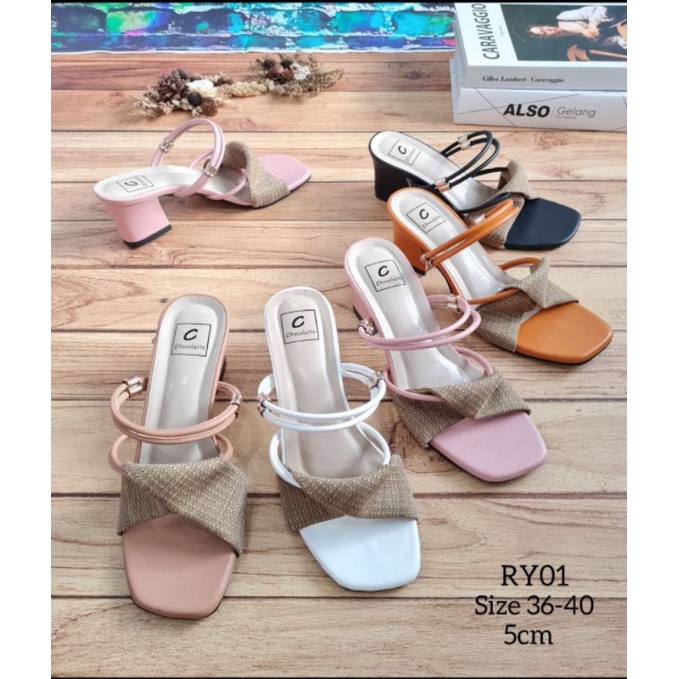 ABBUSHOES RY 01 hak tahu wanita samantha 5cm