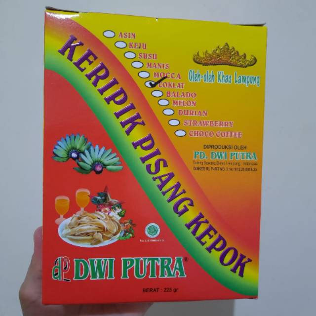 

Keripik pisang kepok Dwi Putra Khas Lampung