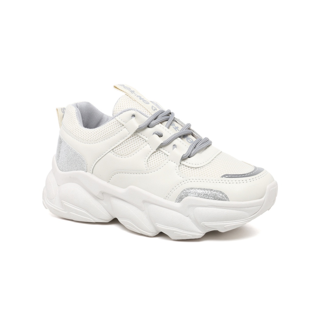 PVN Sungwoon Sepatu Sneakers Wanita Sport Shoes 298-Onda - Grey