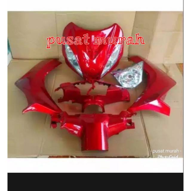 Cover body jupiter mx lama / mx old merah